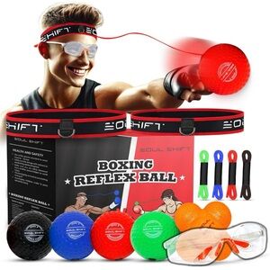 NIB Boxing Reflex Ball Set